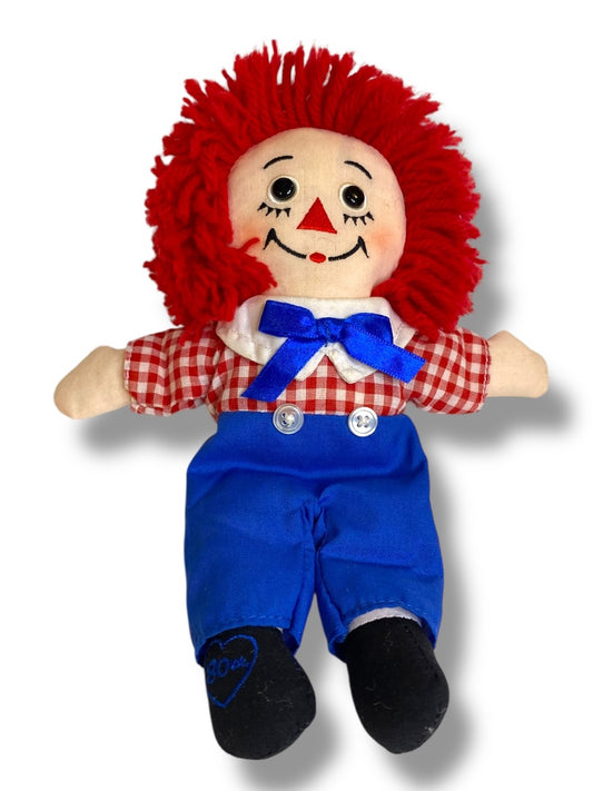 Vintage Small Raggedy Andy Rag Doll 8 Inch Applause