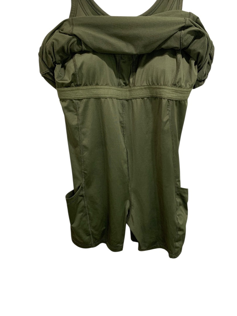 XXL All in Motion Womens Tennis Golf Dress Undershorts Sleeveless Dark Green