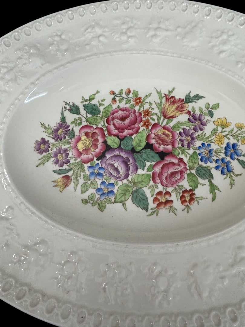 1940s Wellesley Wedgwood Ullswater China 14" Serving Platter