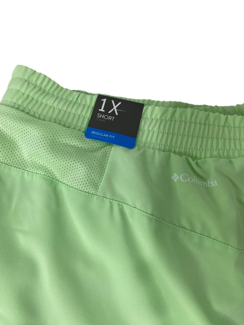 1X Columbia Womens Hike Short Green New Omni-Wick Pull On Lined