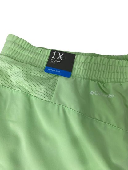 1X Columbia Womens Hike Short Green New Omni-Wick Pull On Lined