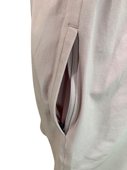 Small Petite Eddie Bauer Womens Pink Dress Elastic Drawstring Waist Pockets