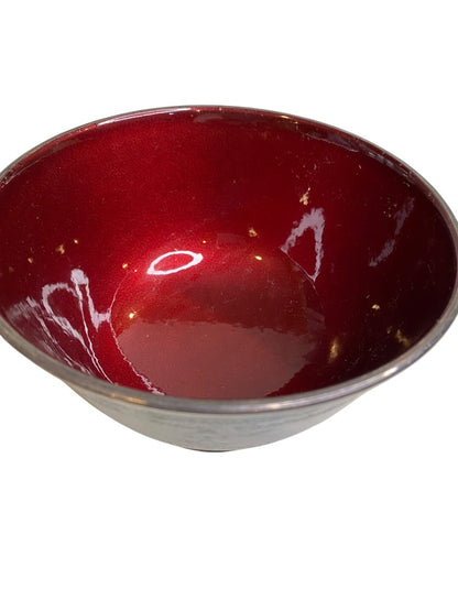 Towle Presentation Bowl Silverplate Over Copper 1973 Schering Joseph J Ingolia 6"