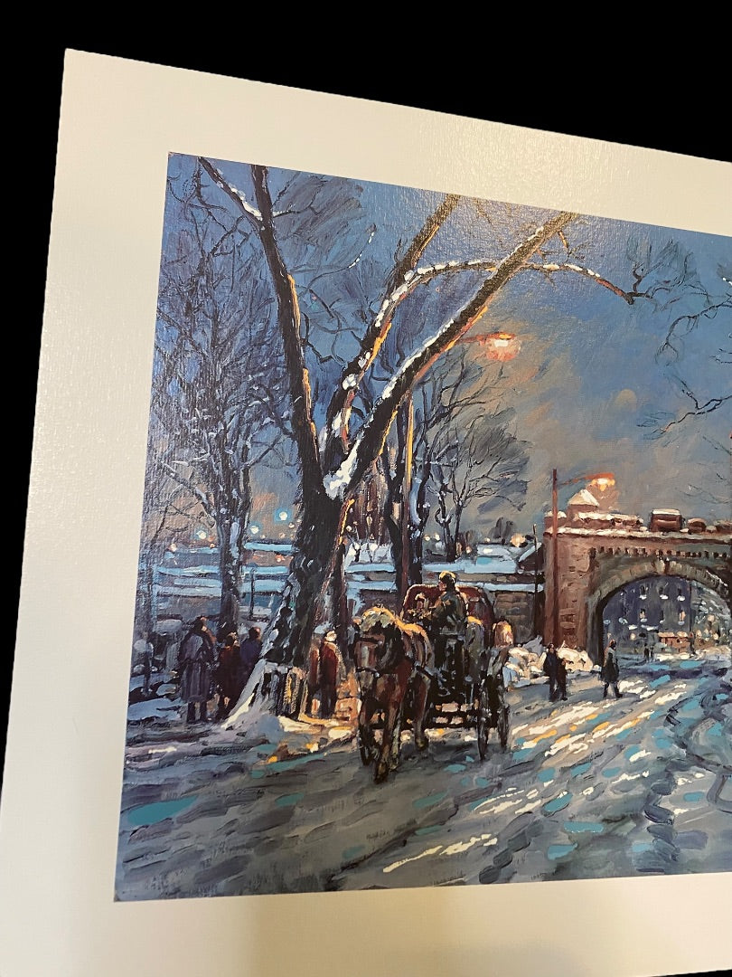 Littorio Del Signore La Porta St. Louis Quebec Seriolithograph & COA Numbered 1998
