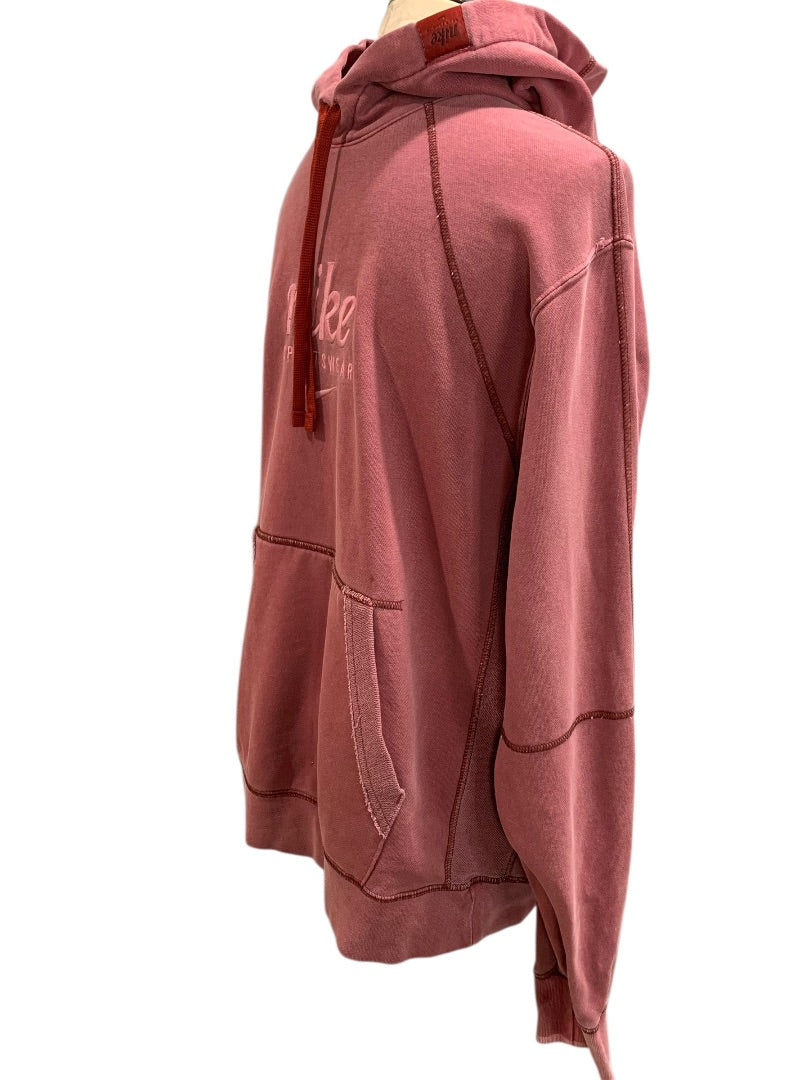 Medium Nike Mens French Terry Pullover Sweatshirt Hoodie Sweet Beet
