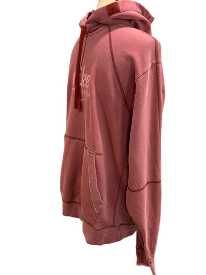 Medium Nike Mens French Terry Pullover Sweatshirt Hoodie Sweet Beet