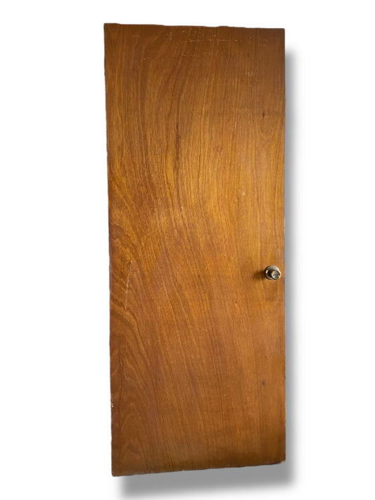 Vintage Interior Door Salvage Wood Veneer 32" x 78.75" x 1.5"