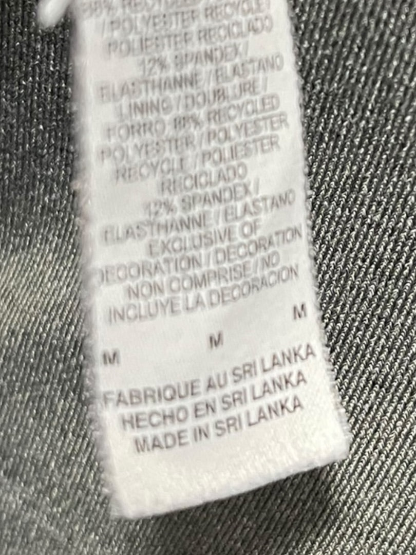 Medium Nike Dri Fit Sports Bra No Padding RN#56323 Gray