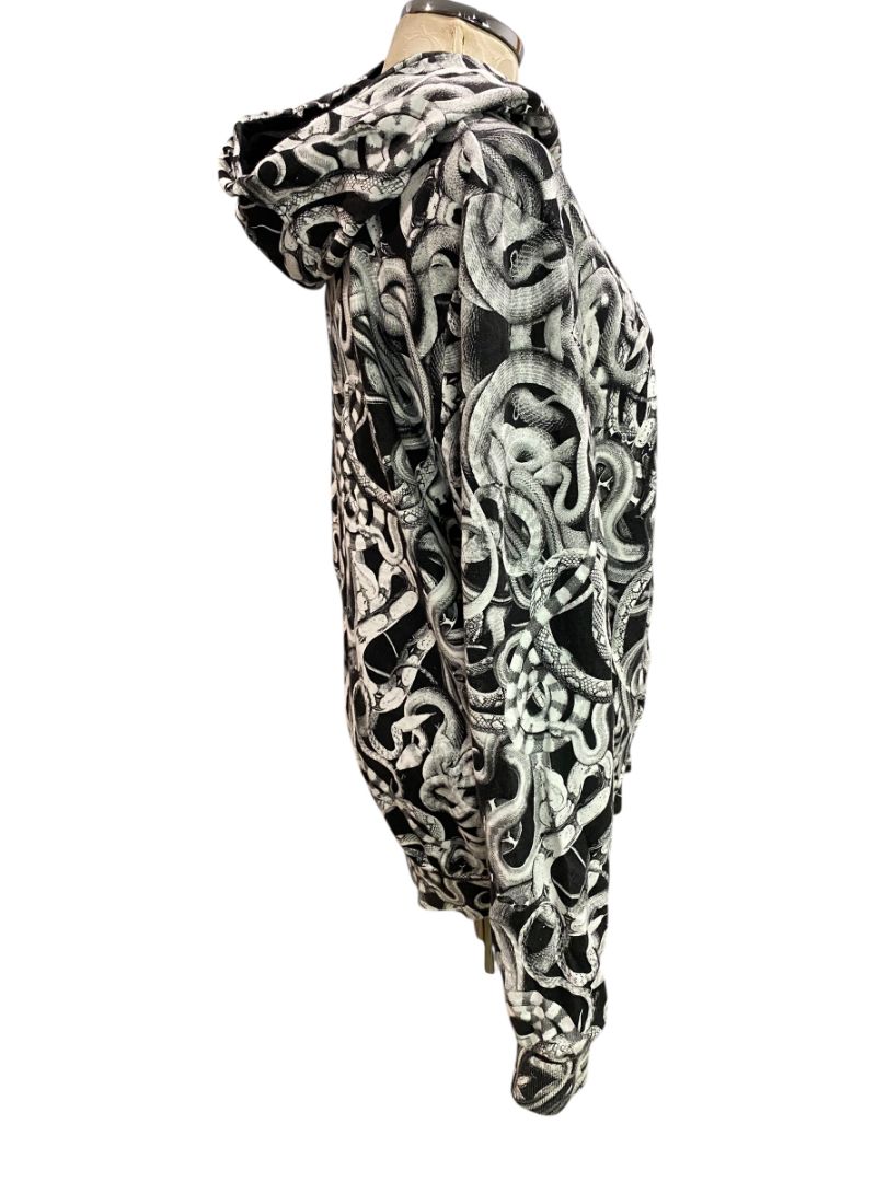 Medium ElevenParis Snake Print Hoodie Eleven Paris Life is a Joke