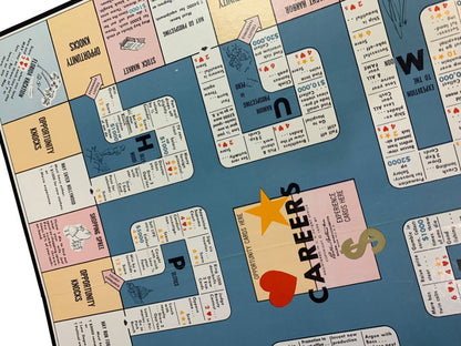 Vintage Careers Parker Brothers Board Game of Optional Goals