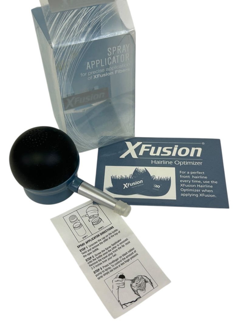 XFusion Hairline Optimizer and Spray Applicator for Xfusion Fibers New