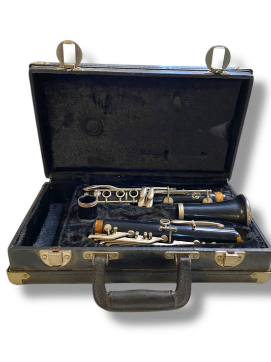 Vintage Salvage Pieces Clarinet in Case Music Decor
