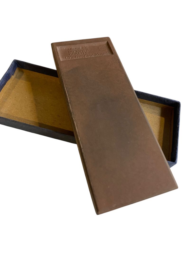 Vintage The American Hone Sharpening Stone The Three Line Hone USA Lather or Dry