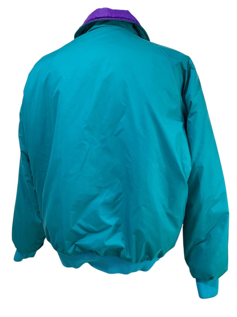 Size XL Columbia 1990s Reversible Mens Ski Jacket Teal Purple