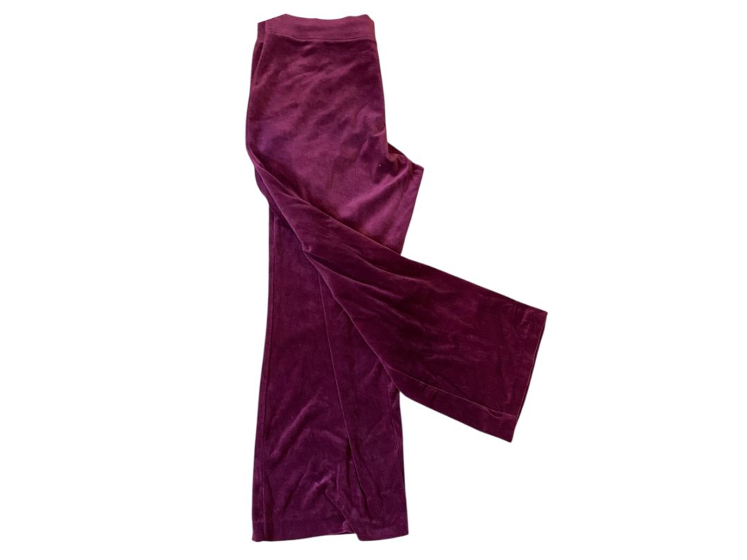 Size Large Style & Co Sport Magenta Velour Womens Pull On Pants