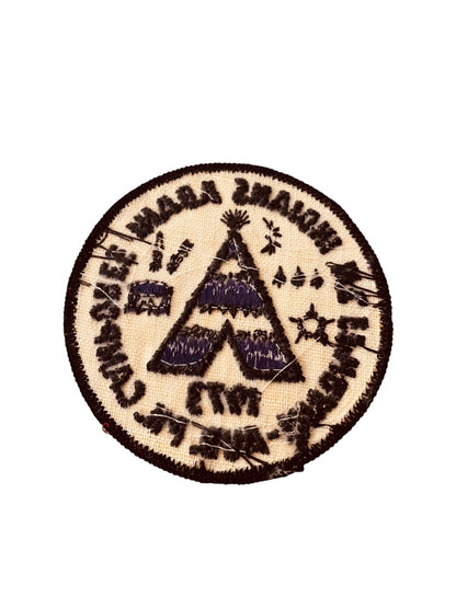 Girl Scout Patch Vintage 1973 Mt. Ephraim Aud Pk Camporee Indians ADAHI 3.2"