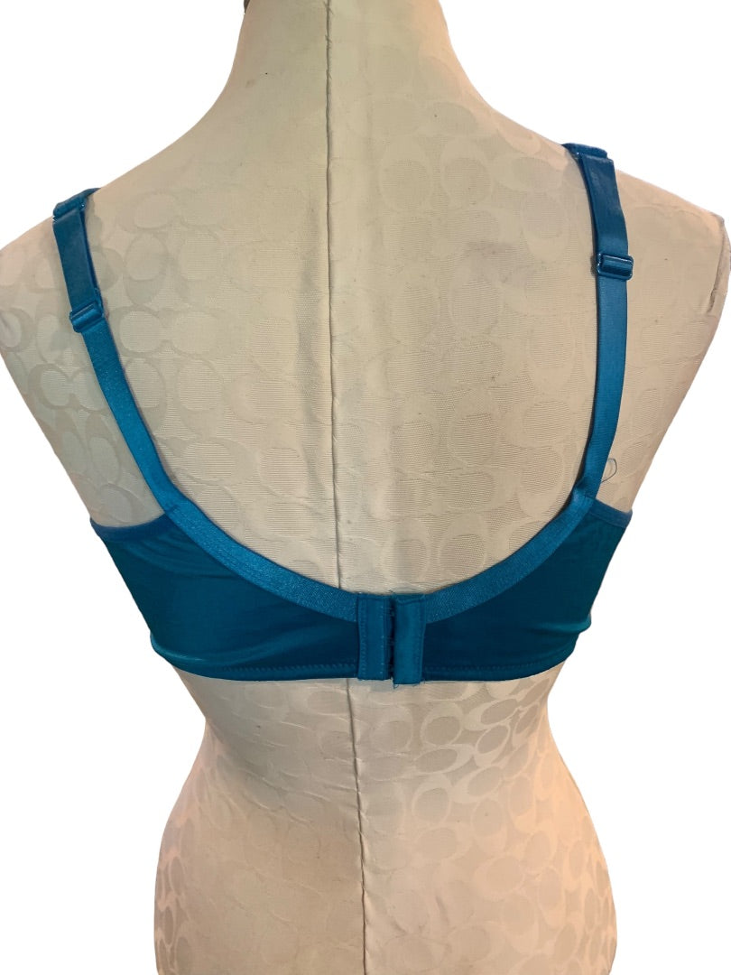 40DD Avenue Body Teal Lace Underwire Bra Padded Adjustable Strap