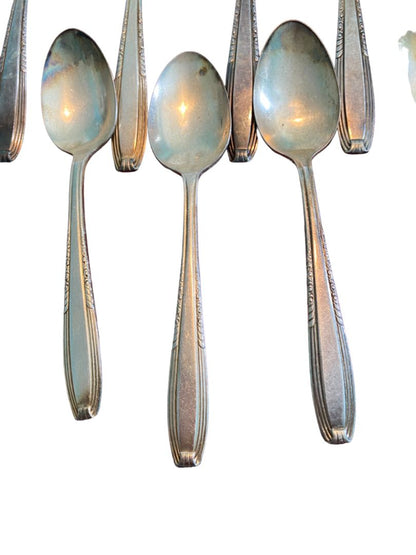 Harmony House Serenade Vintage Silver Plate 36 Piece Set