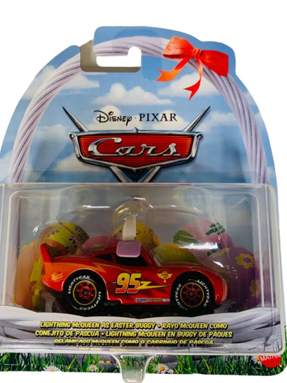 Disney Pixar Cars  Collection Lightning McQueen as Easter Buggy Diecast HTY66 New Mattel