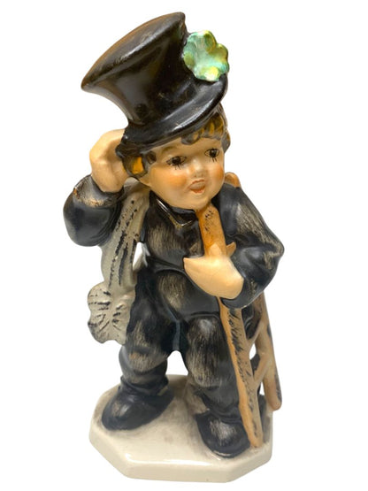 Vintage Friedel Bavaria Western Germany Chimney Sweep 6" Ceramic Figurine