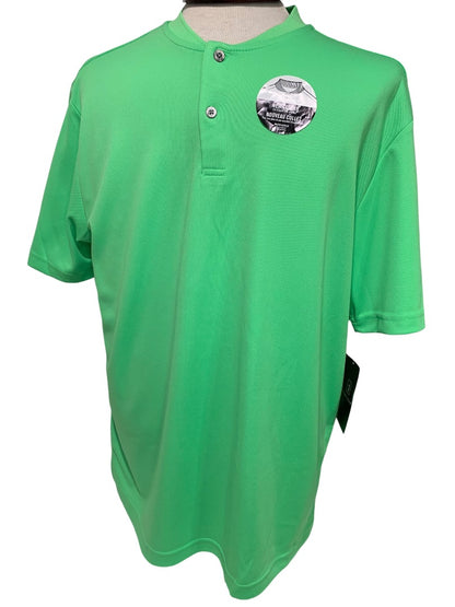 Large PGA Tour Bright Green Casual New Color Golf Shirt Mens New