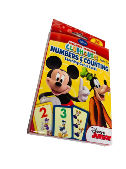 Disney Junior Mickey Mouse Numbers Counting Learning Game Flash Cards 36 cards