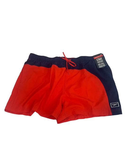 XXL Speedo Mens New Swim Trunks High Risk Red UPF 50+ Protection Eco 4-Way Comfort Stretch