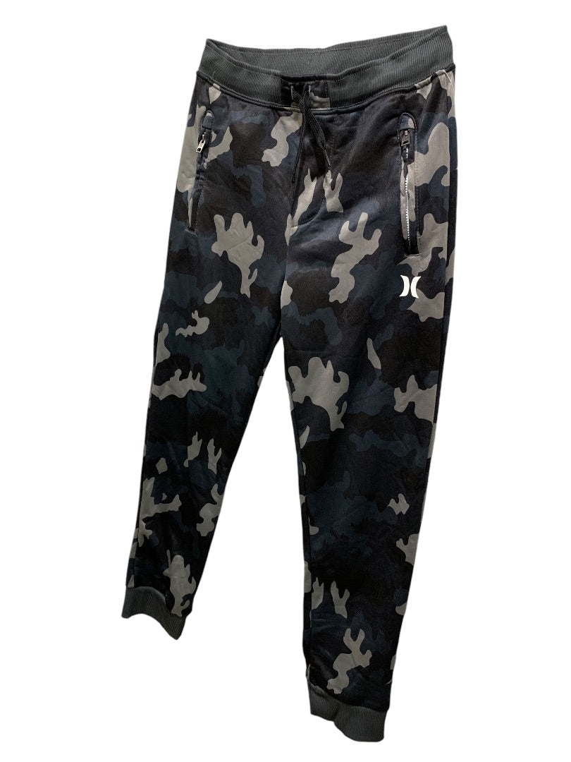 Medium Hurley Youth Boys New Gray Camo Jogger Pants