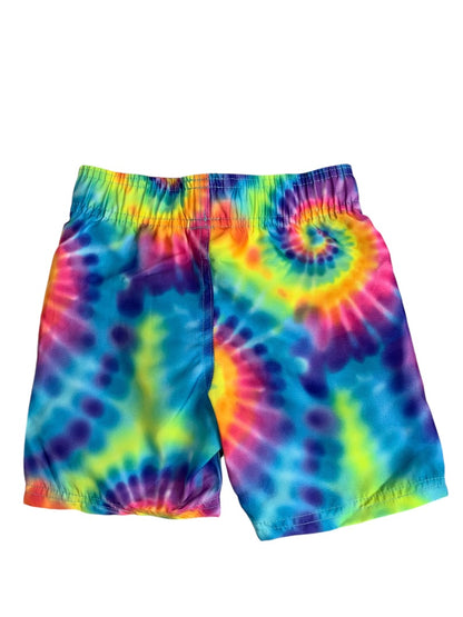 3T Hurley Boys New 2 Piece Swim Set Top Rashguard Shorts Tie Dye