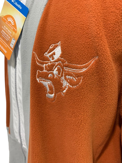 XL Columbia Mens New Texas Longhorns College Lightweight Jacket Full Zip