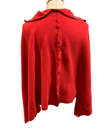 One Size Nuna Wrap New Red Fleece Hug Shawl Travel Nursing Comfort