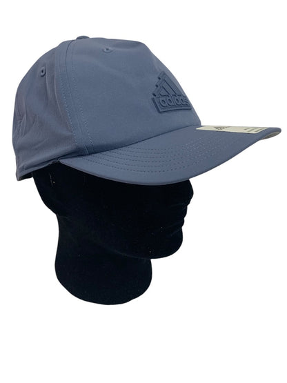 Adidas Mens New Sport Snapback Hat High Crown Blue UPF 50