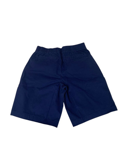 Size 8 Lands' End Womens New Shorts Deep Sea Navy Pull On Chino 10 Inch