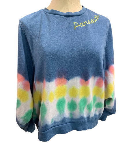 Small Vintage Havana Womens Tie Dye Sweatshirt Soft Paradise