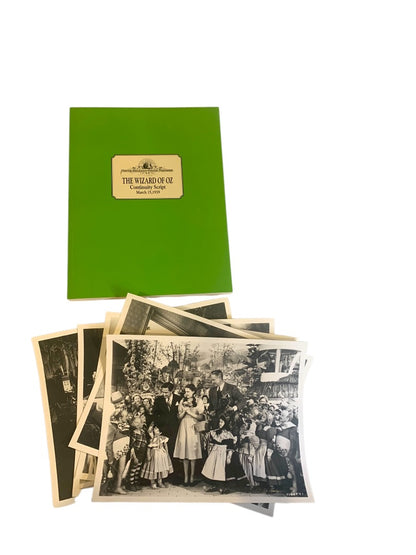 The Wizard of Oz Reproduction of Continuity Script with 5 Photos