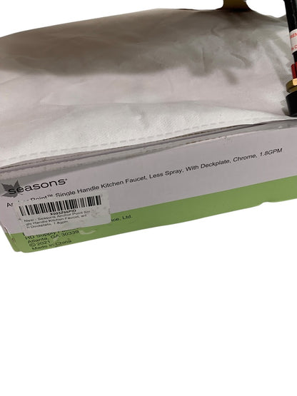 Seasons Single Handle Kitchen Fauced Less Spray Deckplate Chrome 158713