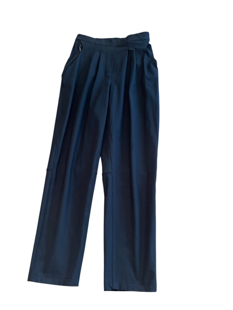 Size 4 LuLulemon Pull On Womens Black Trouser Pants High Rise