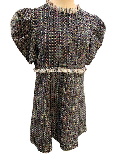 Large Fate Amelia Tweed Dress A-Line New Tulips