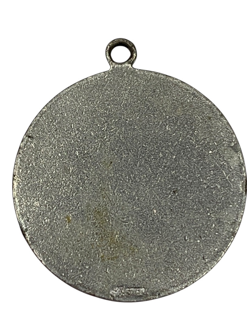 Silvertone Vintage Charm Childrens Center Department of Welfare City 1.1 Inch