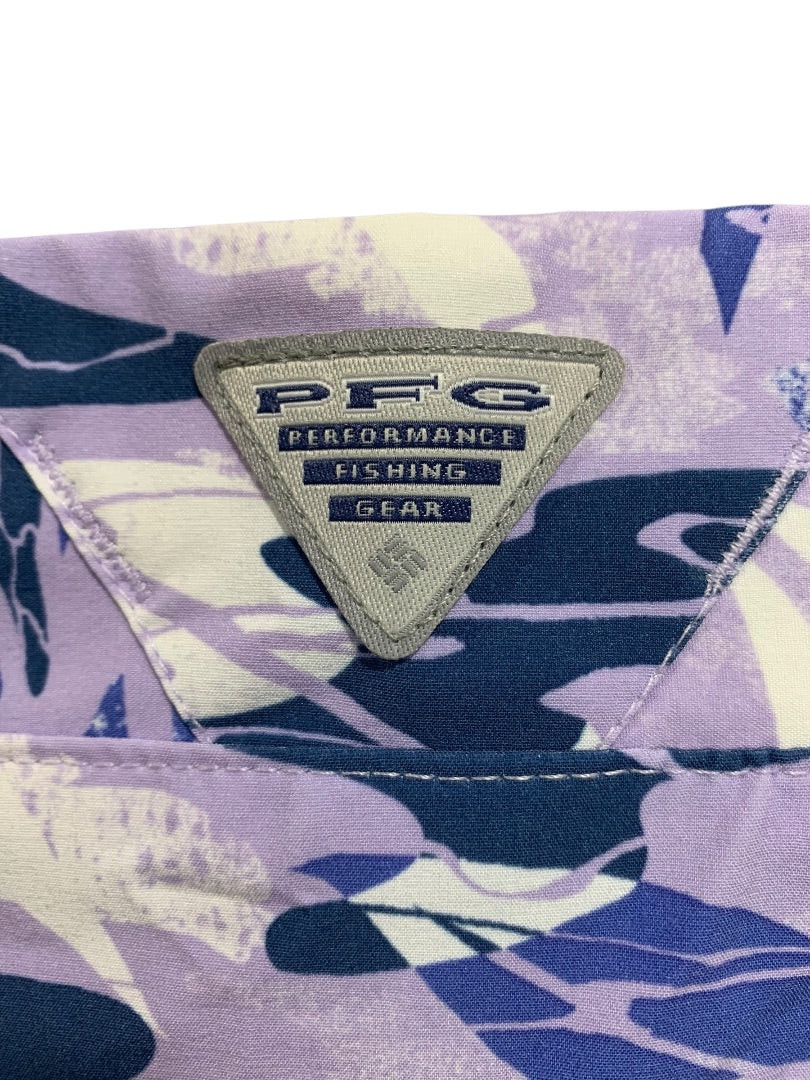 1X Columbia Womens New Tidal II Short Purple Tropical UPF 50
