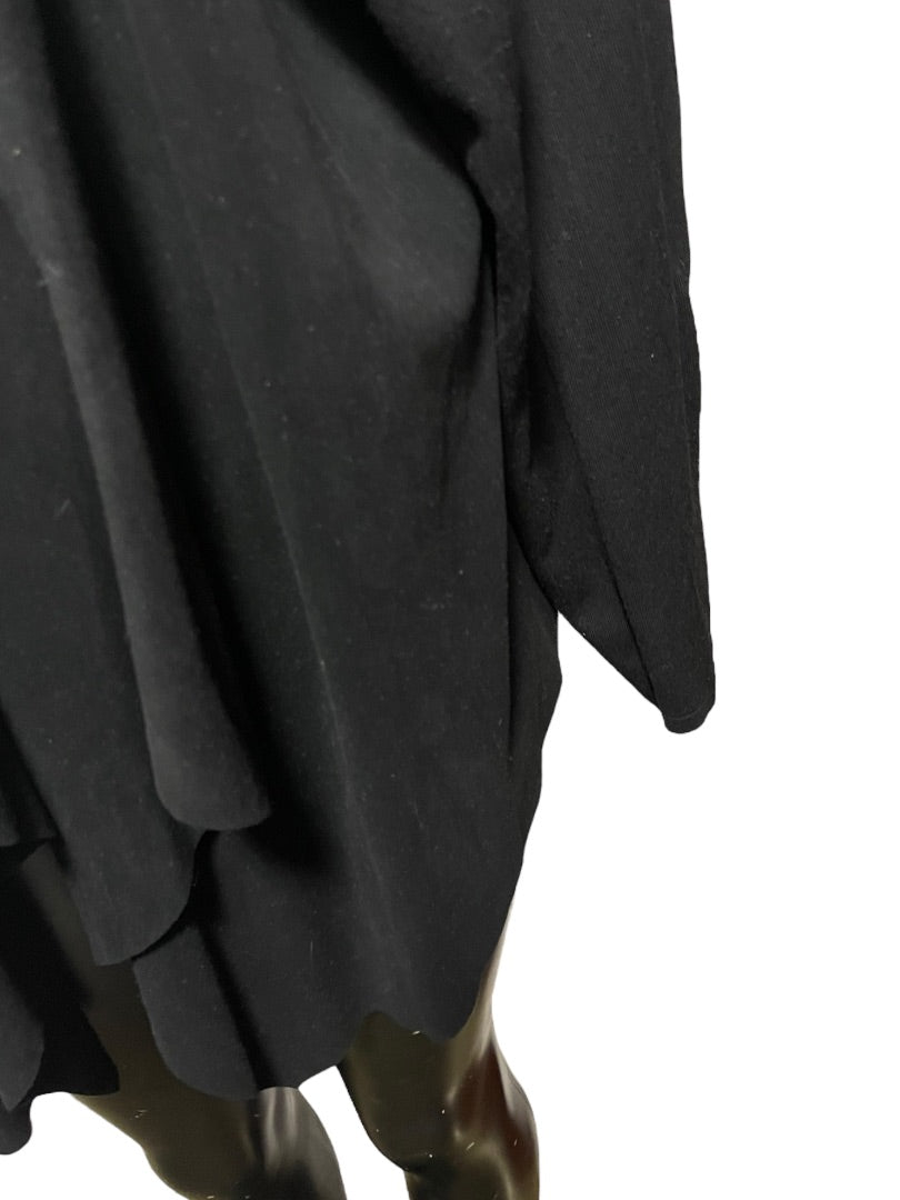 3X INC International Concepts Womens Open Cardigan Black