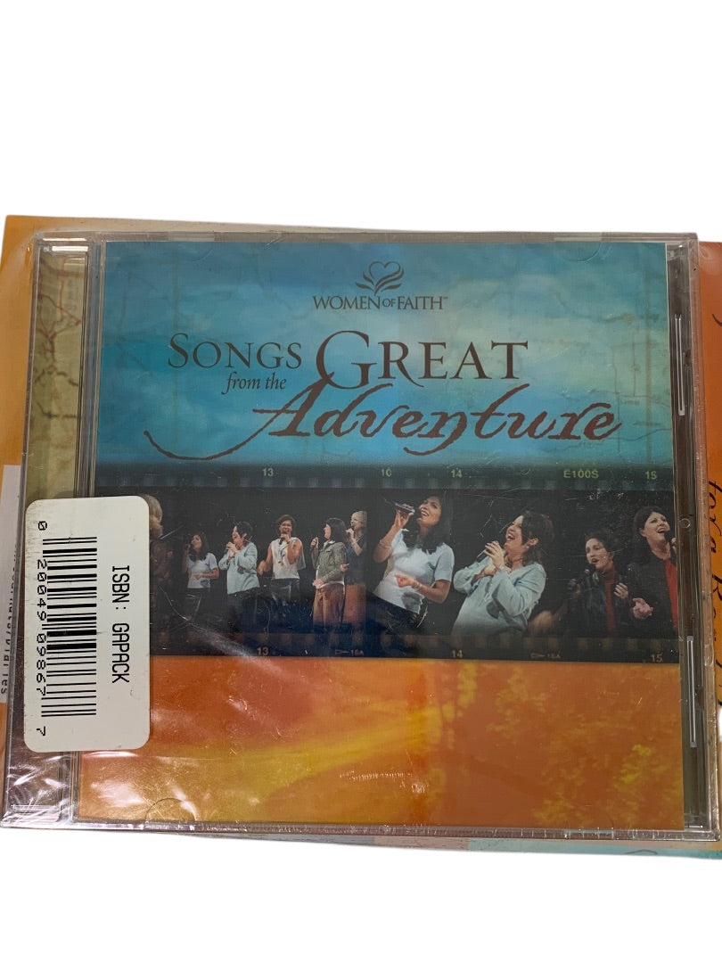New Women of Faith The Great Adventure Hardcover Book CD Set