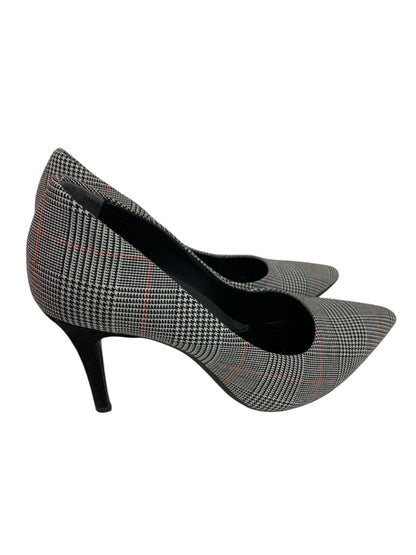 Size 6 Aerosoles Womens Plaid Black Heels Deal Breaker 3 Inch
