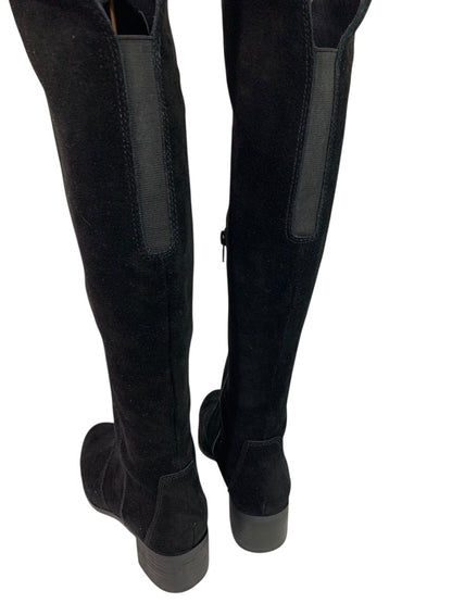 Size 6 Corso Como Womens Black Suede Over Knee Boots Loval
