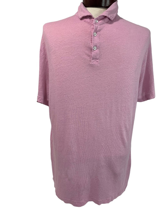 Medium Rodd & Gunn Mens Sports Fit Golf Polo Shirt Linen Blend Lavender