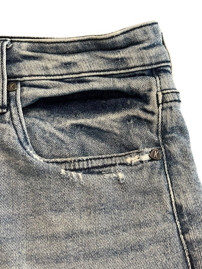 Size 4 KUT From the Kloth Distressed Denim Jean Shorts Womens