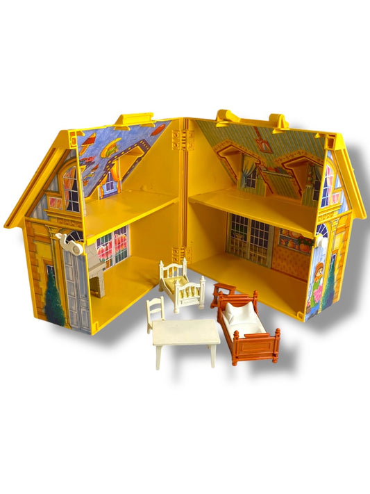 2005 Playmobil Take Along Modern Family Dollhouse 5 Accessories