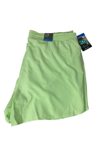 1X Columbia Womens Hike Short Green New Omni-Wick Pull On Lined