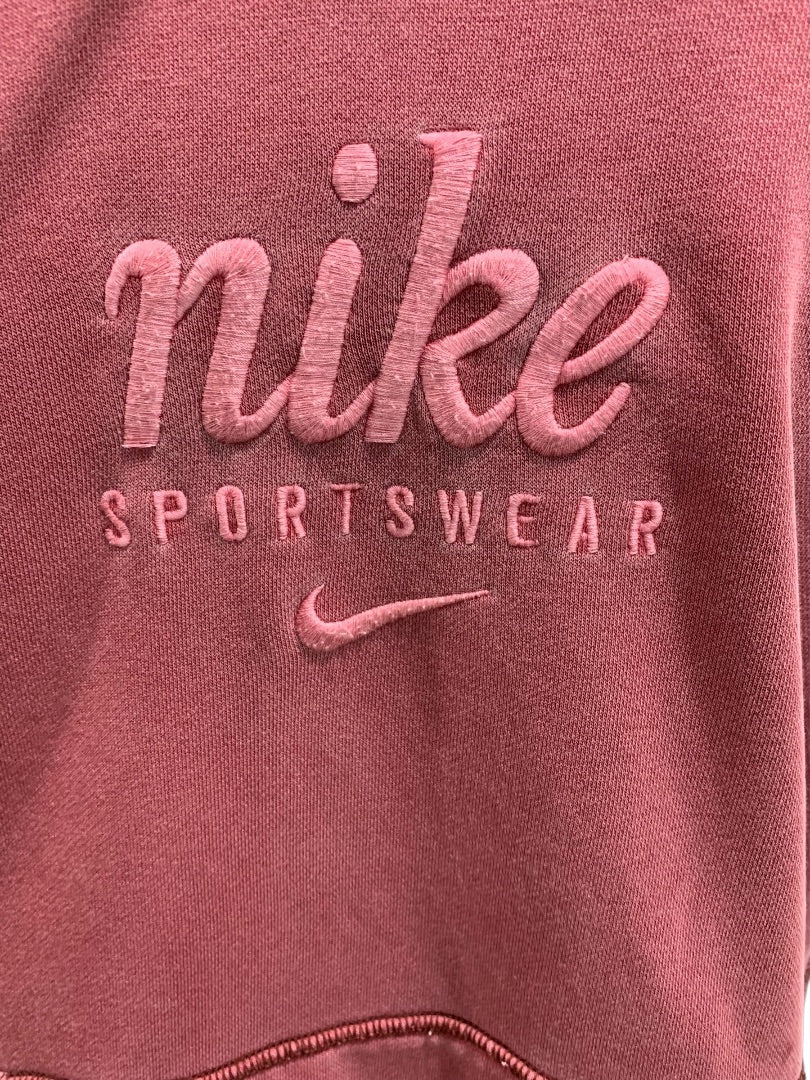 Medium Nike Mens French Terry Pullover Sweatshirt Hoodie Sweet Beet