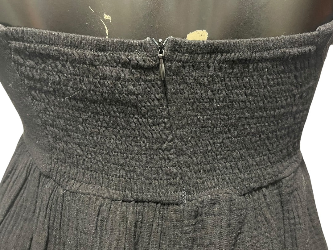 Size 12 Princess Polly 100% Cotton Lorna Romper Black New Off Shoulder